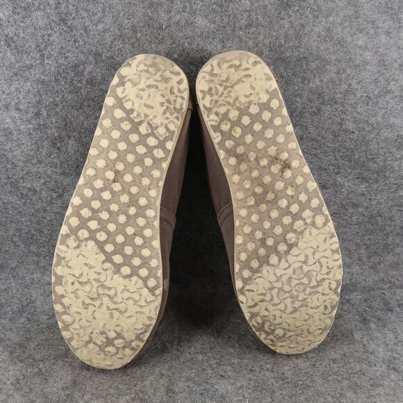 Toms Shoes Womens 7 Flats Slip On Alpargata Loafer Sneaker Casual Canvas Gray - Picture 9 of 11